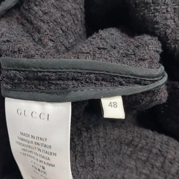 Gucci Gucci Black V-Neck Cardigan with Color Blocking Size US L / EU 52-54 / 3 - 2 Thumbnail