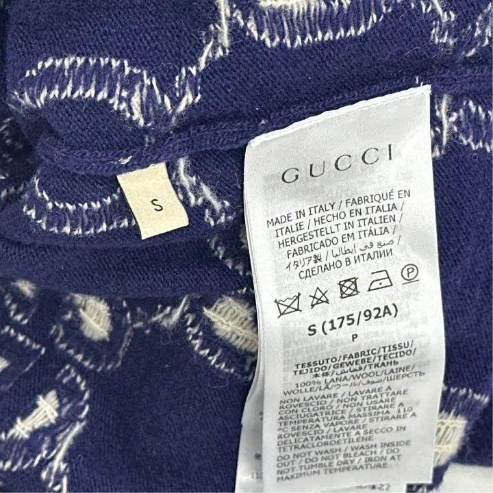Gucci Gucci SS22 Logo Knit Sweater for Men Size US S / EU 44-46 / 1 - 4 Thumbnail