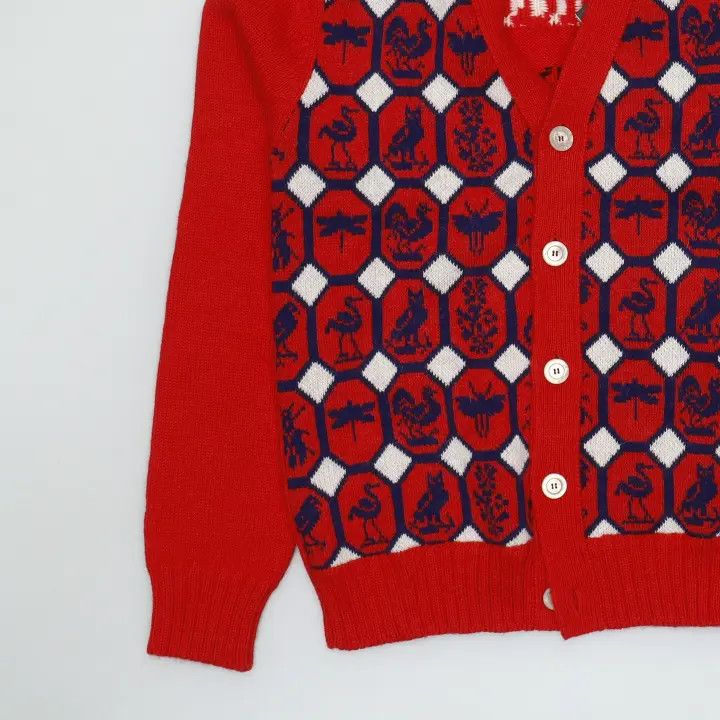 Gucci Gucci Animal Pattern Knitted Cardigan Sweater Size US XS / EU 42 / 0 - 4 Thumbnail