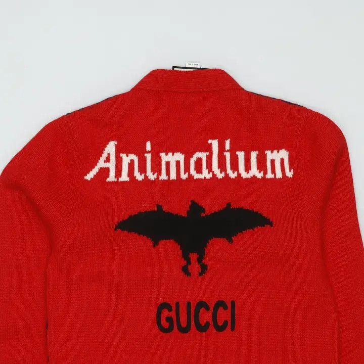 Gucci Gucci Animal Pattern Knitted Cardigan Sweater Size US XS / EU 42 / 0 - 9 Thumbnail