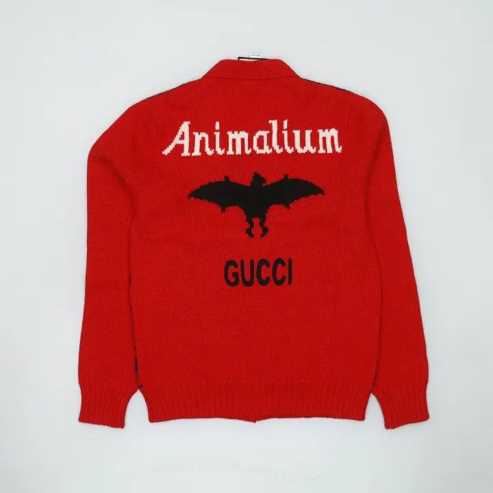 Gucci Gucci Animal Pattern Knitted Cardigan Sweater Size US XS / EU 42 / 0 - 8 Thumbnail