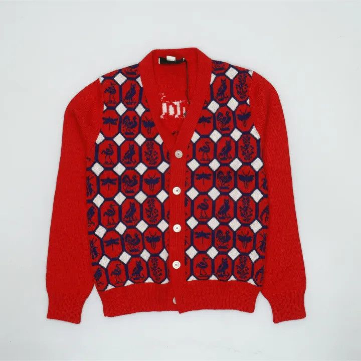 Gucci Gucci Animal Pattern Knitted Cardigan Sweater Size US XS / EU 42 / 0 - 2 Thumbnail