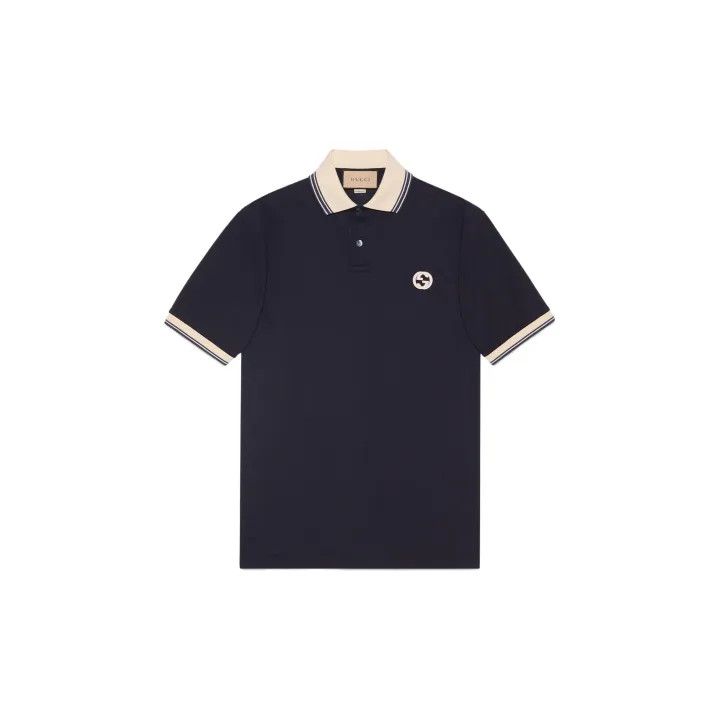 Gucci Gucci Striped Color Block Short Sleeve Polo Size US XL / EU 56 / 4 - 2 Thumbnail