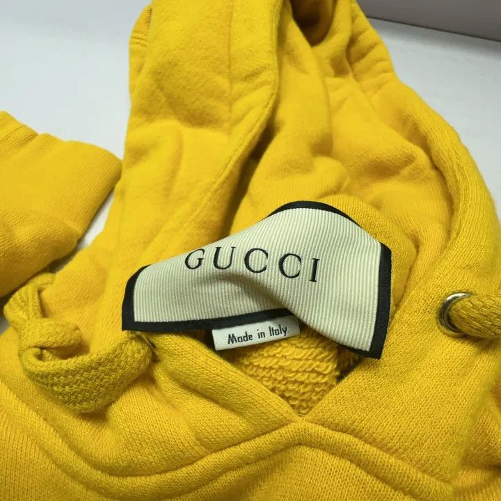 Gucci Gucci Graffiti Print Yellow Hoodie Size US M / EU 48-50 / 2 - 6 Thumbnail