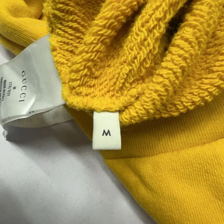 Gucci Gucci Graffiti Print Yellow Hoodie Size US M / EU 48-50 / 2 - 5 Thumbnail