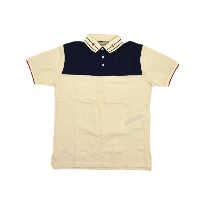 Gucci Gucci Embroidered Collar Cotton Short Sleeve Polo Size US M / EU 48-50 / 2 - 2 Thumbnail