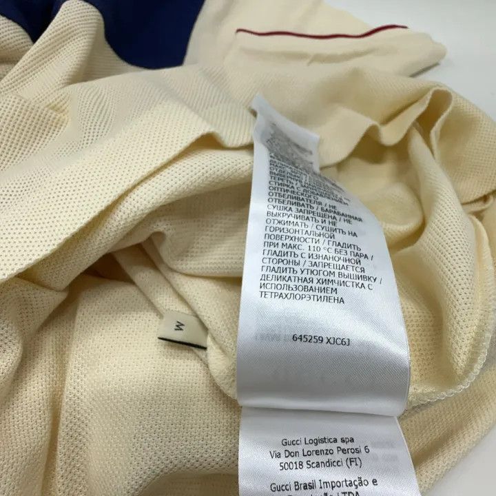 Gucci Gucci Embroidered Collar Cotton Short Sleeve Polo Size US M / EU 48-50 / 2 - 6 Thumbnail