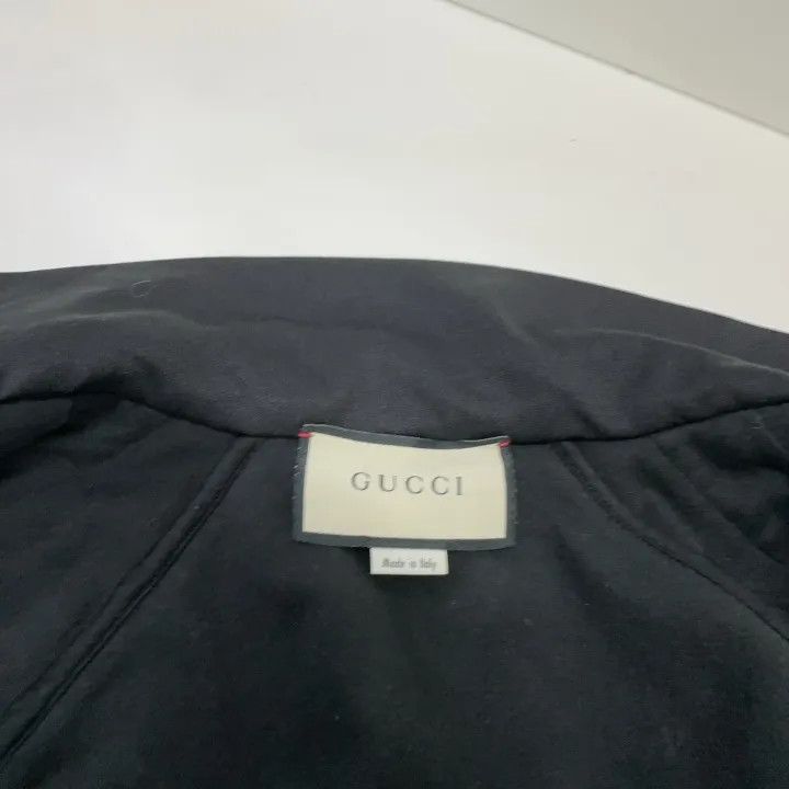Gucci Gucci Black Logo Stripe Long Sleeve Jacket Size US S / EU 44-46 / 1 - 6 Thumbnail