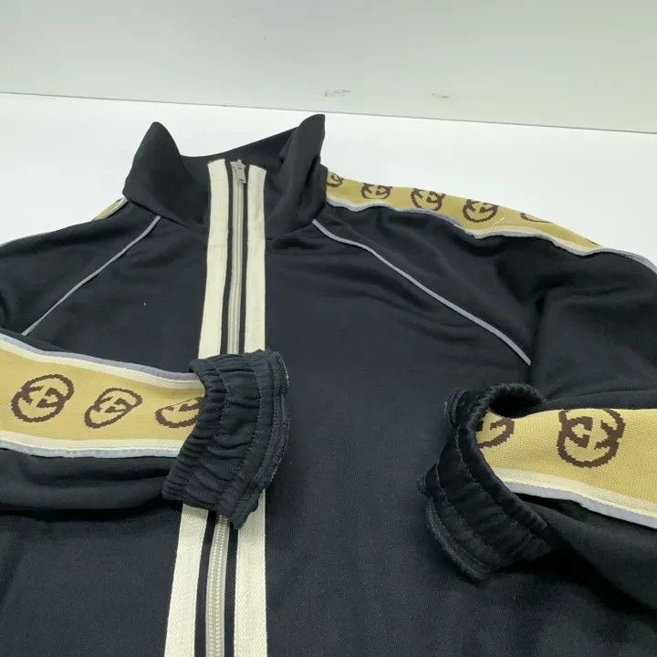 Gucci Gucci Black Logo Stripe Long Sleeve Jacket Size US S / EU 44-46 / 1 - 10 Thumbnail