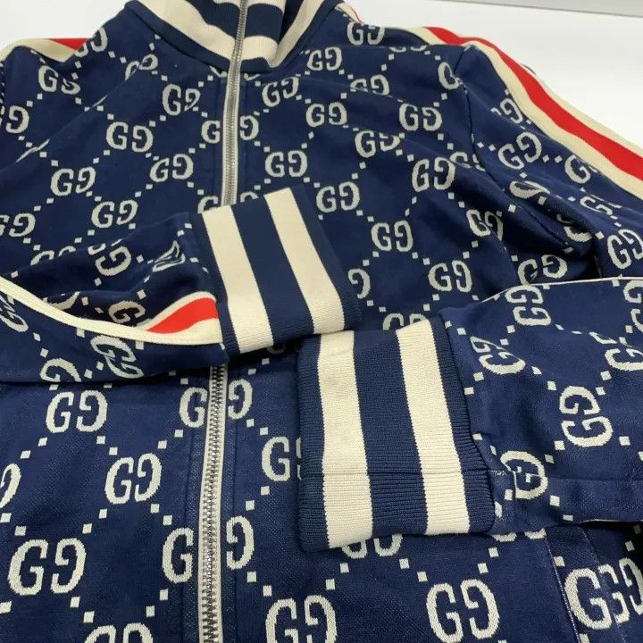 Gucci Gucci Classic GG Logo Zip Jacket for Men Size US S / EU 44-46 / 1 - 8 Thumbnail