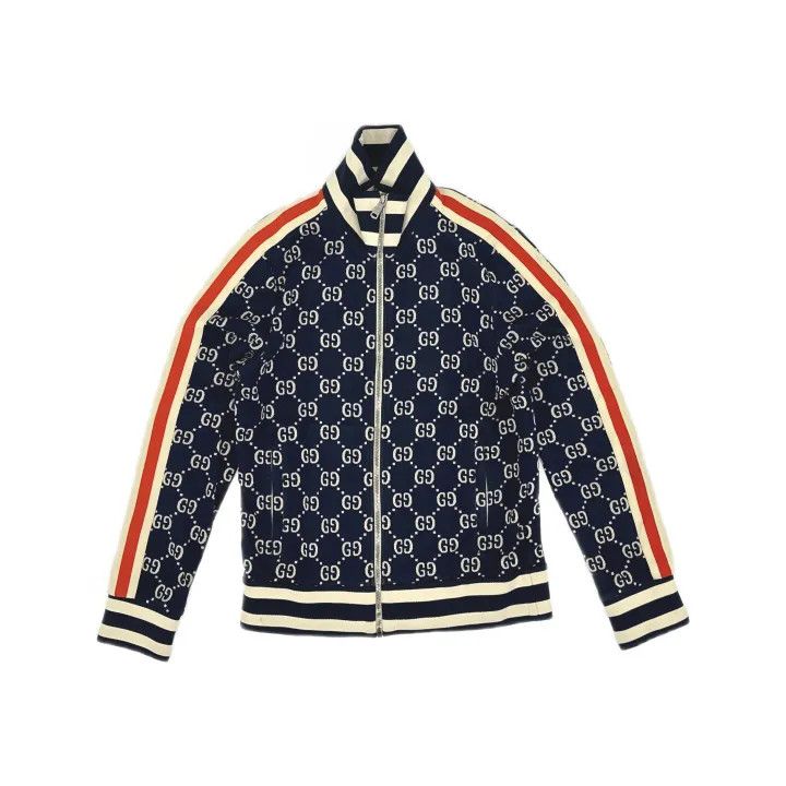 Gucci Gucci Classic GG Logo Zip Jacket for Men Size US S / EU 44-46 / 1 - 2 Thumbnail