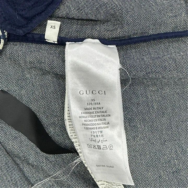 Gucci Gucci Classic GG Cotton Zip Jacket for Men Size US XS / EU 42 / 0 - 3 Thumbnail