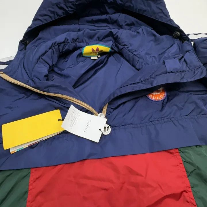 Gucci GUCCI x adidas Blue Hooded Sweatshirt Size US L / EU 52-54 / 3 - 10 Thumbnail