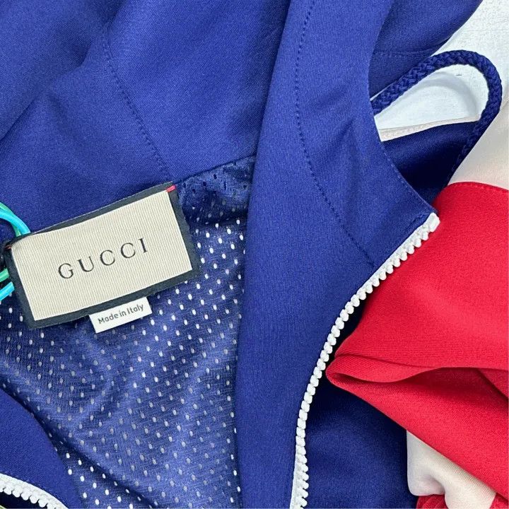 Gucci Gucci Color-Blocked Half-Zip Sweatshirt Size US XL / EU 56 / 4 - 2 Thumbnail