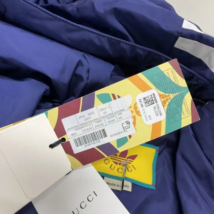Gucci Gucci x Adidas Blue Hooded Sweatshirt Size US L / EU 52-54 / 3 - 5 Thumbnail