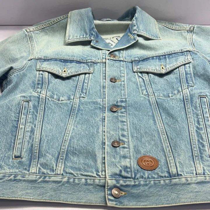 Gucci Gucci x Disney Donald Duck Embroidered Denim Jacket Size US M / EU 48-50 / 2 - 12 Thumbnail