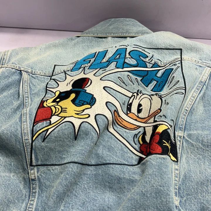 Gucci Gucci x Disney Donald Duck Embroidered Denim Jacket Size US M / EU 48-50 / 2 - 7 Thumbnail
