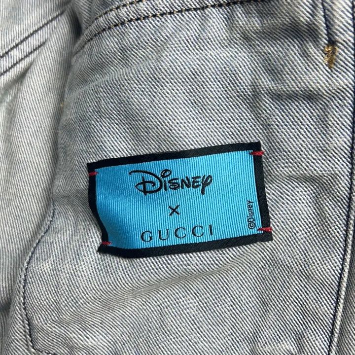 Gucci Gucci x Disney Donald Duck Embroidered Denim Jacket Size US M / EU 48-50 / 2 - 4 Thumbnail