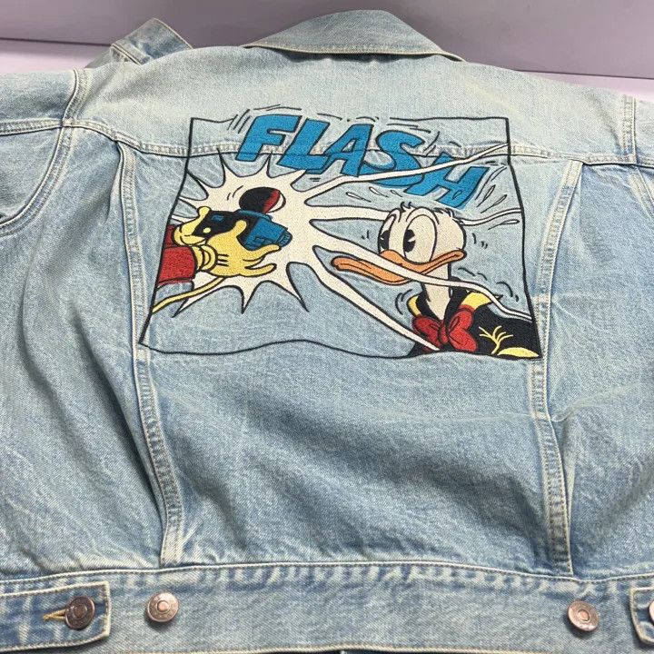 Gucci Gucci x Disney Donald Duck Embroidered Denim Jacket Size US M / EU 48-50 / 2 - 14 Thumbnail