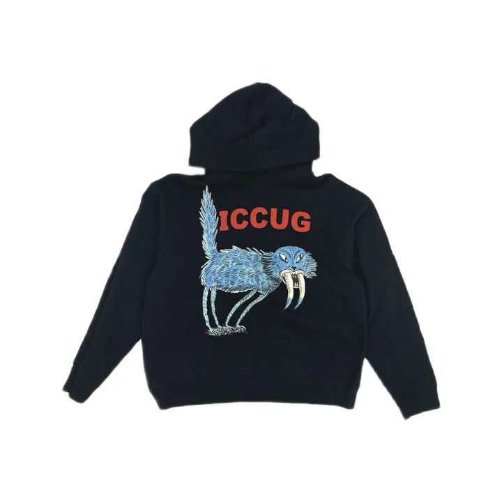 Gucci GUCCI x Freya Hartas Animal Print Hoodie Size US L / EU 52-54 / 3 - 2 Thumbnail