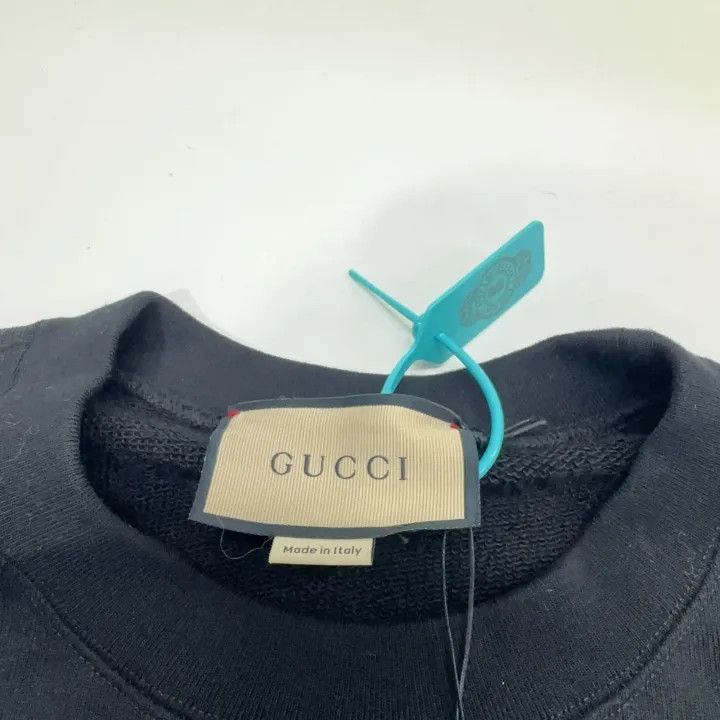 Gucci Gucci FW23 Black Logo Sweatshirt for Men Size US XL / EU 56 / 4 - 8 Thumbnail