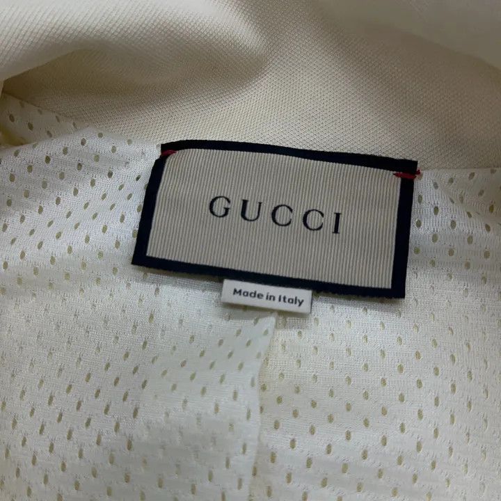 Gucci Gucci SS22 Logo Print Knit Jacket for Men Size US M / EU 48-50 / 2 - 13 Thumbnail