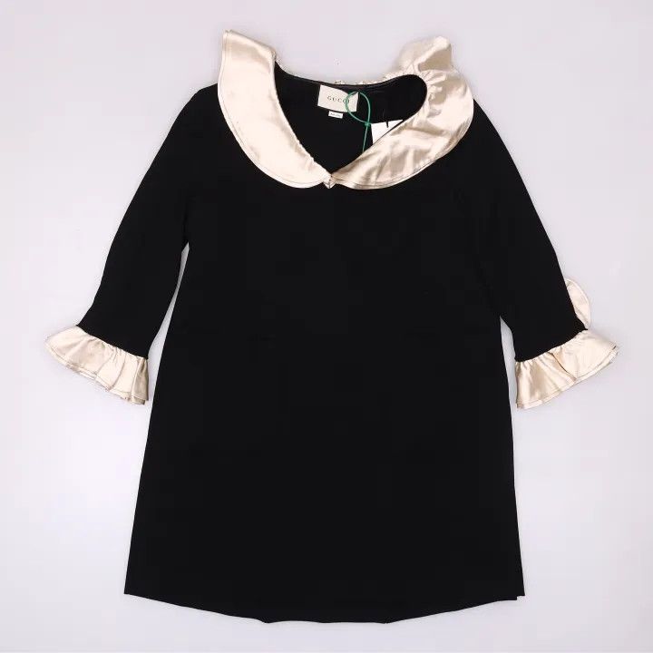 Gucci Gucci Black Ruffled Sleeve Short Dress Size US S / EU 44-46 / 1 - 2 Thumbnail