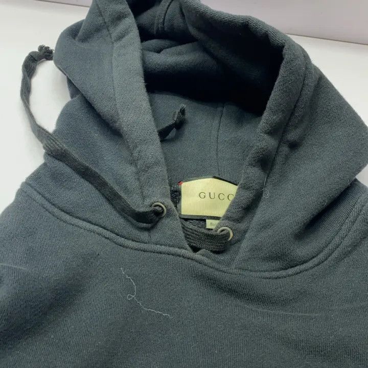 Gucci Gucci Logo Print Hoodie Black Size US M / EU 48-50 / 2 - 8 Thumbnail