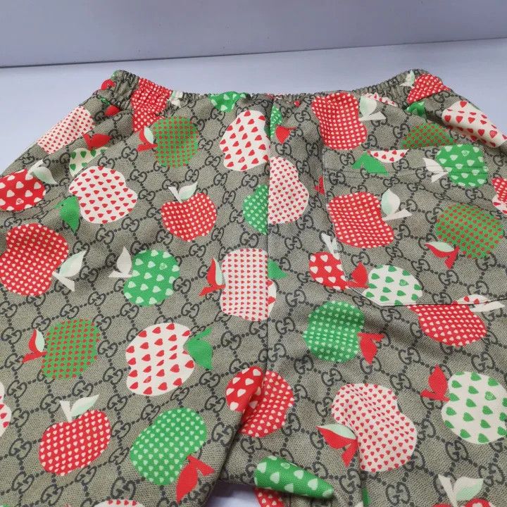 Gucci Gucci FW21 Apple Pattern Sweatpants for Men Size US 27 - 7 Thumbnail