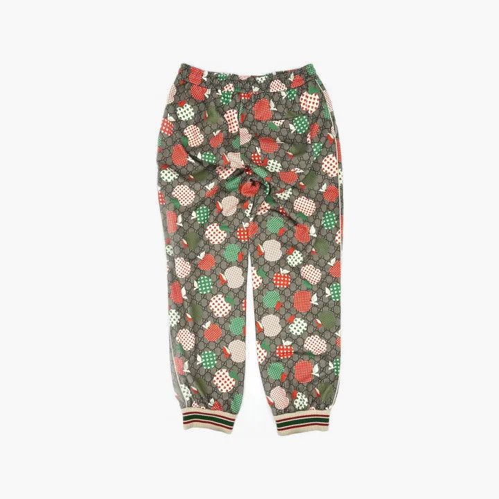 Gucci Gucci FW21 Apple Pattern Sweatpants for Men Size US 27 - 3 Thumbnail