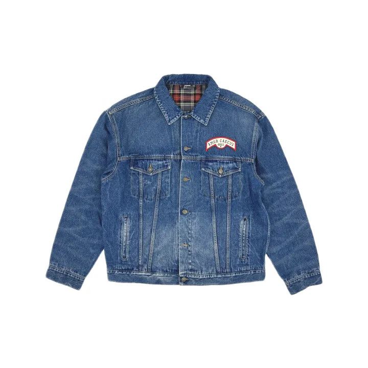 Gucci Gucci Denim Jacket with Logo Patch Size US XXL / EU 58 / 5 - 2 Thumbnail