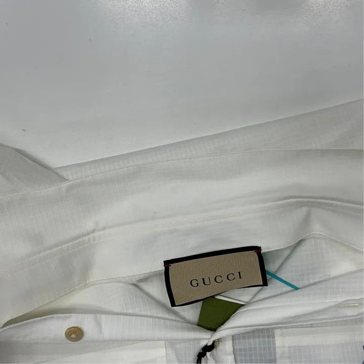 Gucci Gucci Animal Pattern Embroidered Short Sleeve Shirt Size US M / EU 48-50 / 2 - 7 Thumbnail