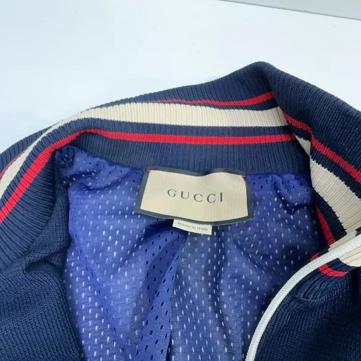 Gucci Gucci SS23 Logo Embroidered Long Sleeve Jacket Size US S / EU 44-46 / 1 - 6 Thumbnail