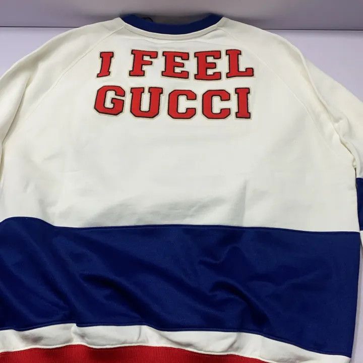 Gucci GUCCI Embroidered V-Neck Long Sleeve Sweater Size US M / EU 48-50 / 2 - 8 Thumbnail
