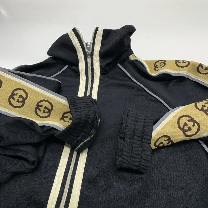 Gucci Gucci Logo Striped Casual Long Sleeve Jacket Size US XS / EU 42 / 0 - 9 Thumbnail