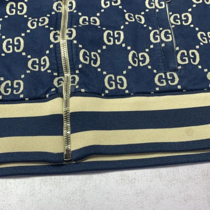 Gucci Gucci Classic GG Pattern Zip Jacket for Men Size US M / EU 48-50 / 2 - 9 Thumbnail