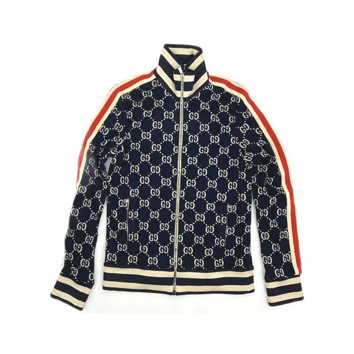 Gucci Gucci Classic Allover GG Zip Jacket for Men Size US S / EU 44-46 / 1 - 2 Thumbnail