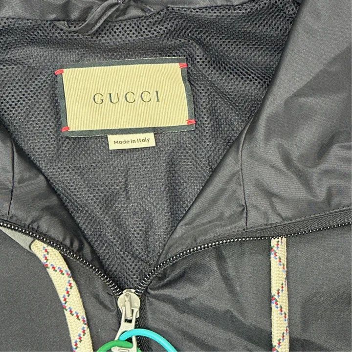 Gucci Gucci FW22 Black Zip-Up Hooded Jacket Size US L / EU 52-54 / 3 - 2 Thumbnail