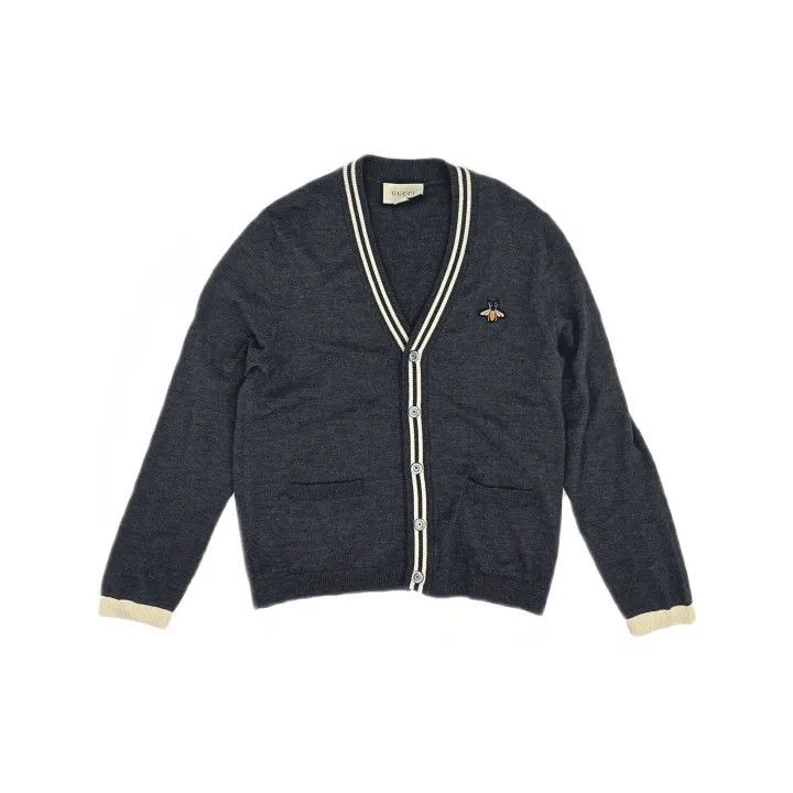 Gucci Gucci Logo Wool Knit Cardigan for Men Size US XL / EU 56 / 4 - 2 Thumbnail