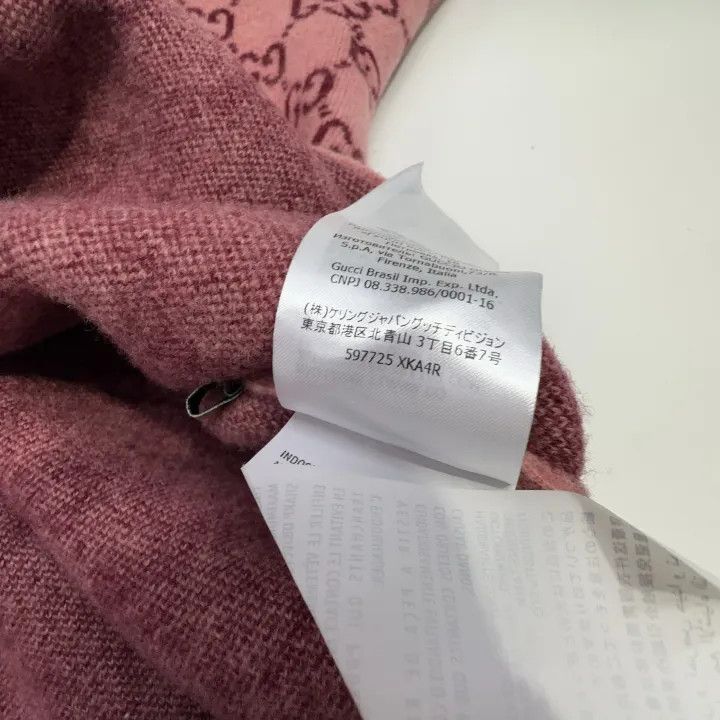 Gucci Gucci Pink Logo Knit Sweater Size US S / EU 44-46 / 1 - 4 Thumbnail