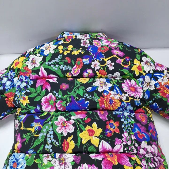 Gucci The North Face x Gucci Floral Hooded Puffer Jacket Size US XS / EU 42 / 0 - 14 Thumbnail