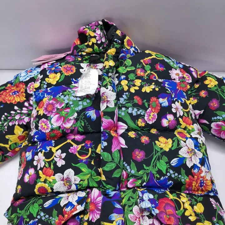 Gucci The North Face x Gucci Floral Hooded Puffer Jacket Size US XS / EU 42 / 0 - 12 Thumbnail
