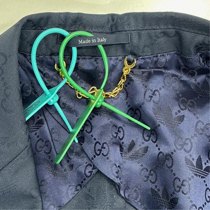 Gucci Gucci x Adidas Logo Embroidered Suit Jacket Size US M / EU 48-50 / 2 - 3 Thumbnail