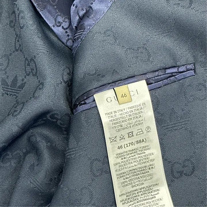 Gucci Gucci x Adidas Logo Embroidered Suit Jacket Size US M / EU 48-50 / 2 - 4 Thumbnail