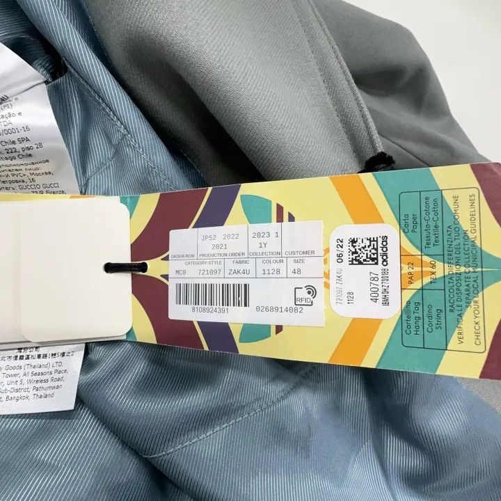 Gucci Gucci x Adidas Logo Print Long Sleeve Jacket Size US L / EU 52-54 / 3 - 7 Thumbnail