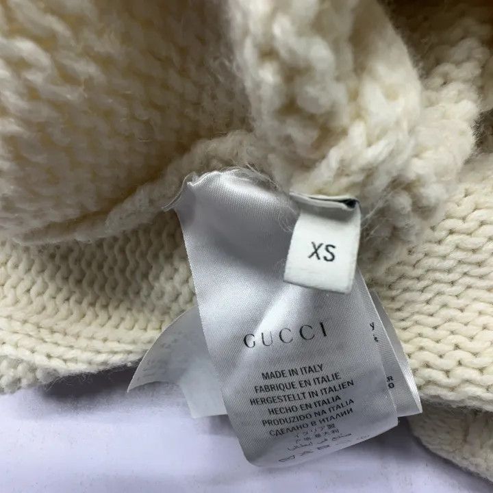 Gucci Gucci Cable Knit Cardigan with Letter Design Size US XS / EU 42 / 0 - 5 Thumbnail