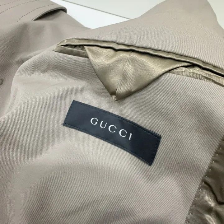 Gucci Gucci Casual Double-Breasted Trench Coat Size US L / EU 52-54 / 3 - 8 Thumbnail