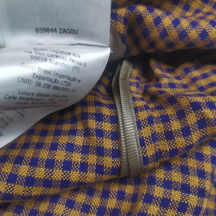 Gucci Gucci Brown Checkered Blazer for Men Size US M / EU 48-50 / 2 - 6 Thumbnail