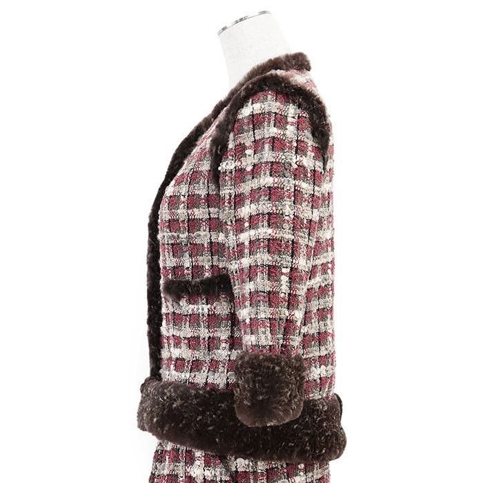 Chanel Chanel Chanel Tweed Wool Blend Set Up Others Suits P26781 DUTY FREE for USA Size ONE SIZE - 16 Thumbnail