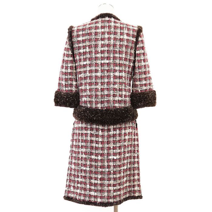 Chanel Chanel Chanel Tweed Wool Blend Set Up Others Suits P26781 DUTY FREE for USA Size ONE SIZE - 2 Thumbnail